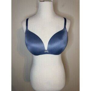 Victoria’s Secret Lined Demi Bra 36DD Blue